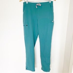 Figs Womens Yola Hydrogreen Skinny Scrub Pants Small
